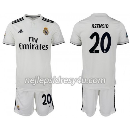 Fotbalový Dres Real Madrid ASENSIO 20 Dětské Domácí 2018/19